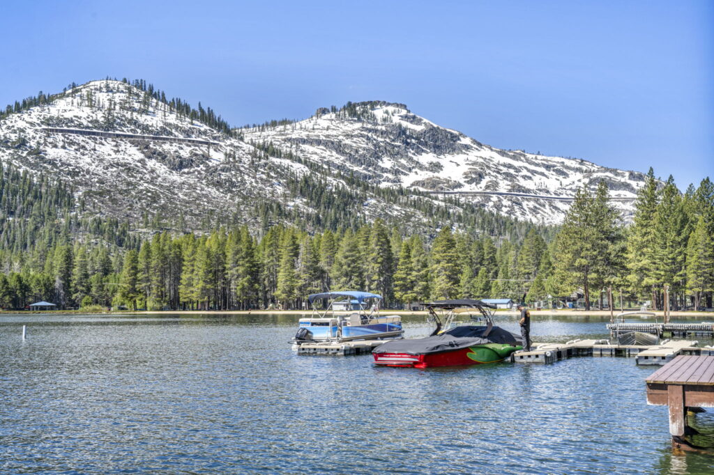 Boats Docked Near our Donner Lake Vacation Rentals