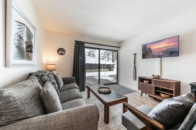 Living space in one of our Donner Lake rentals