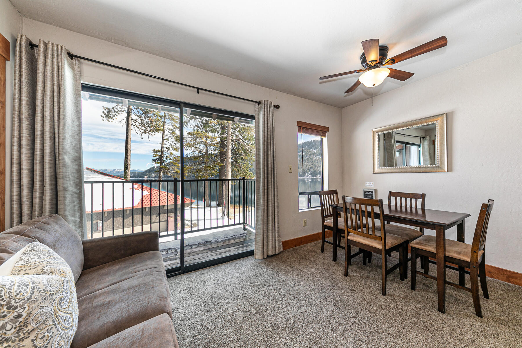 Donner Lake Truckee vacation rentals with mountain views